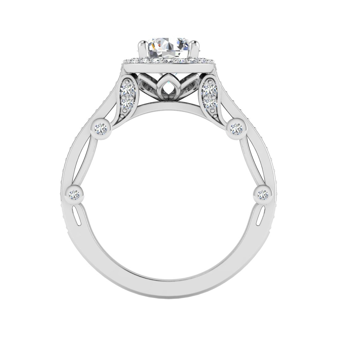 Harlow Halo Engagement Ring